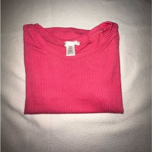 Pink Cropped Tee